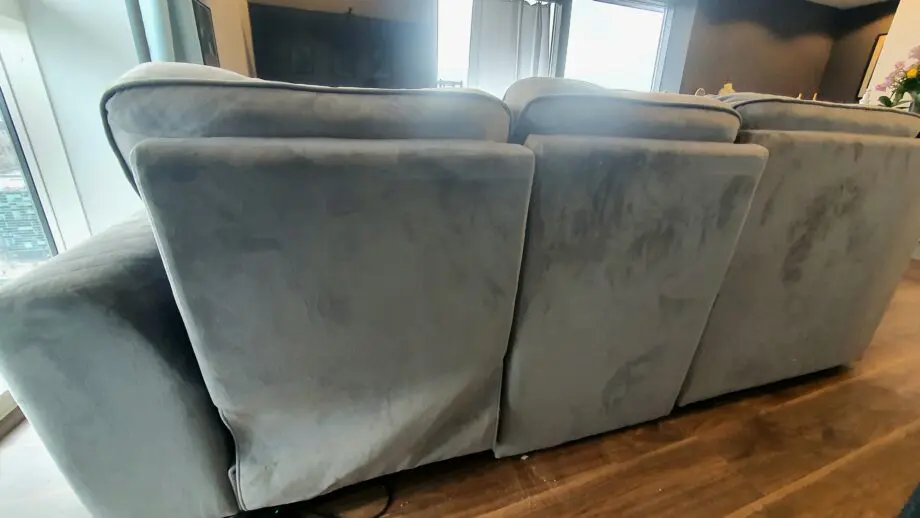 DFS Grey corner sofa recliner