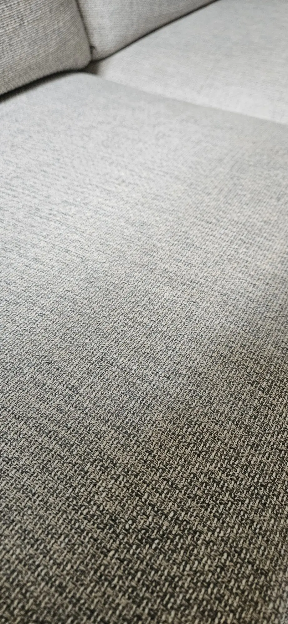 IKEA ÄPPLARYD 2-seat sofa, Lejde light grey with custom light grey high quality chenille cover.
