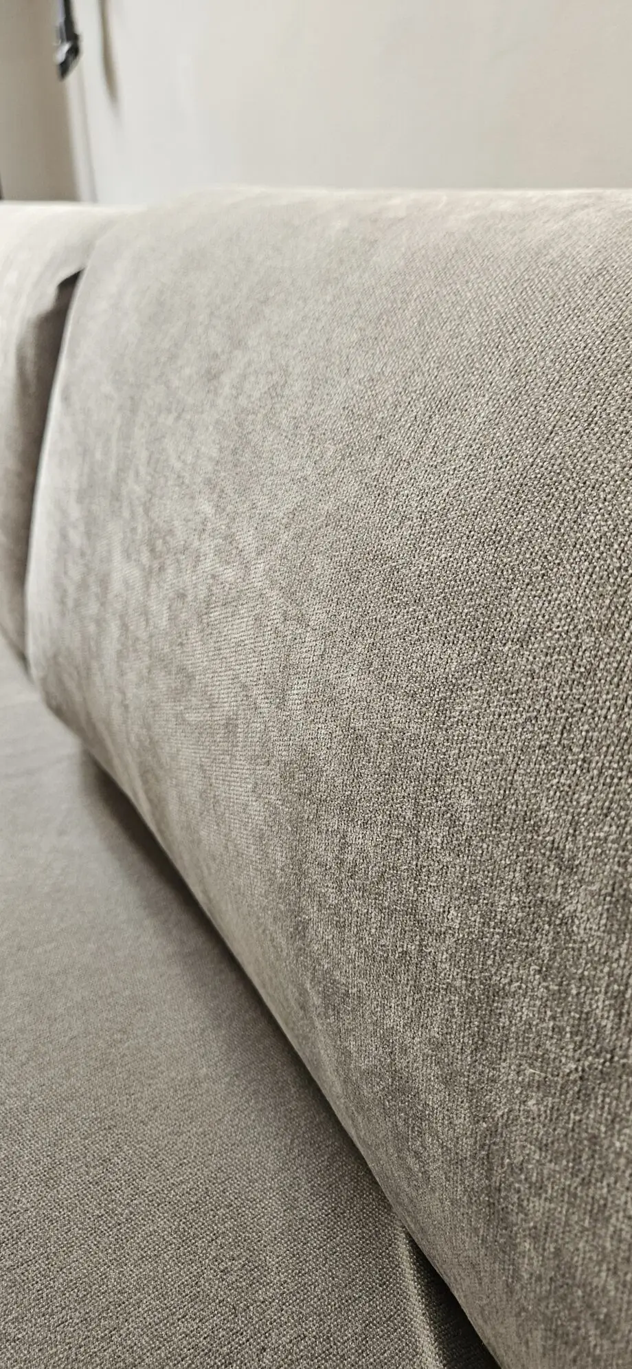 IKEA ÄPPLARYD 2-seat sofa, Lejde light grey with custom light grey high quality chenille cover.