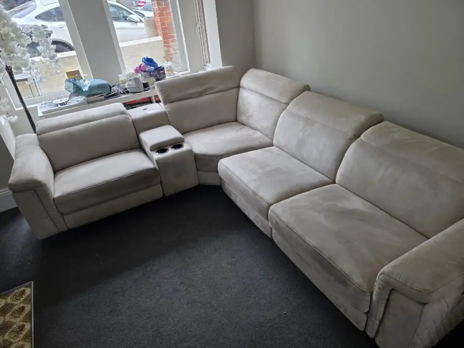 Sofology Mink Corner Sofa With Electric Recliners