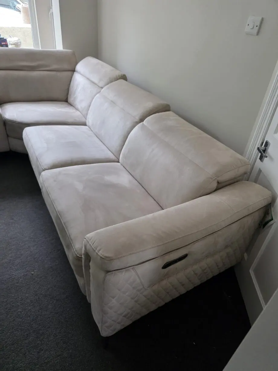 Sofology Mink Corner Sofa With Electric Recliners