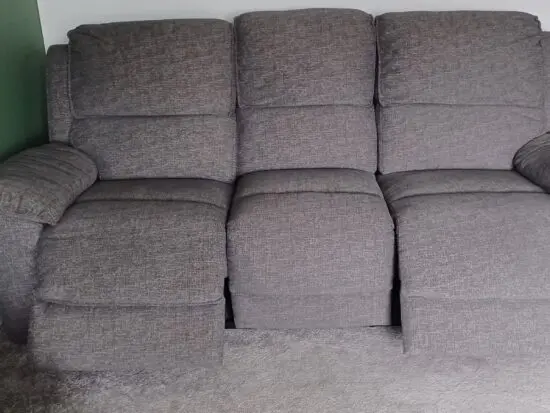 3 Seater Electric Recliner Sofa/Charcoal