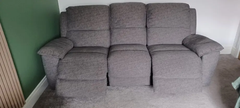 3 Seater Electric Recliner Sofa/Charcoal