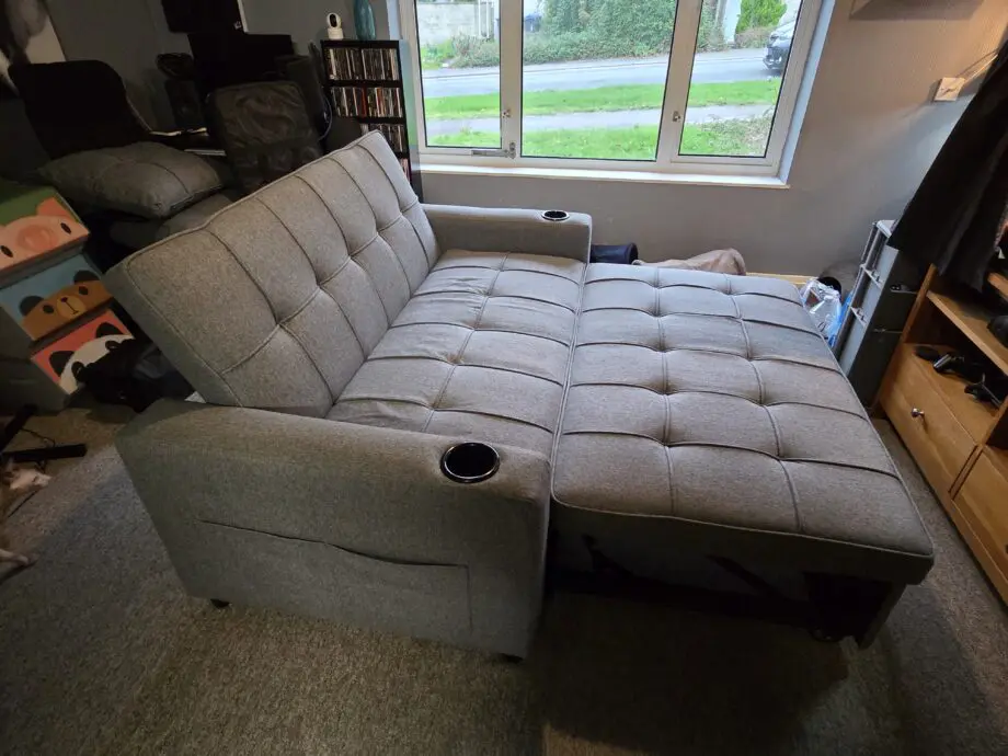 Grey 2 Seater Sofa Bed
