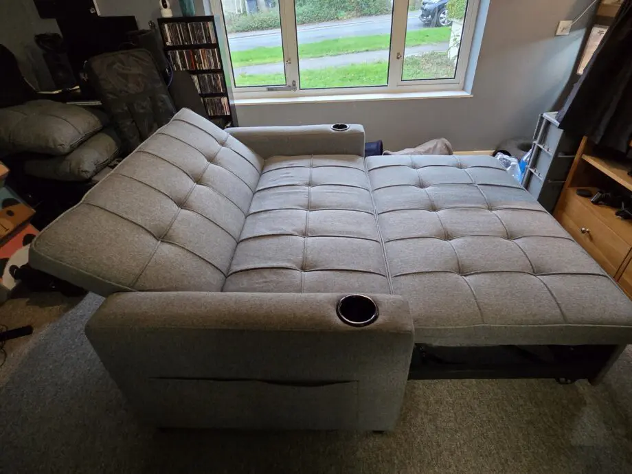 Grey 2 Seater Sofa Bed