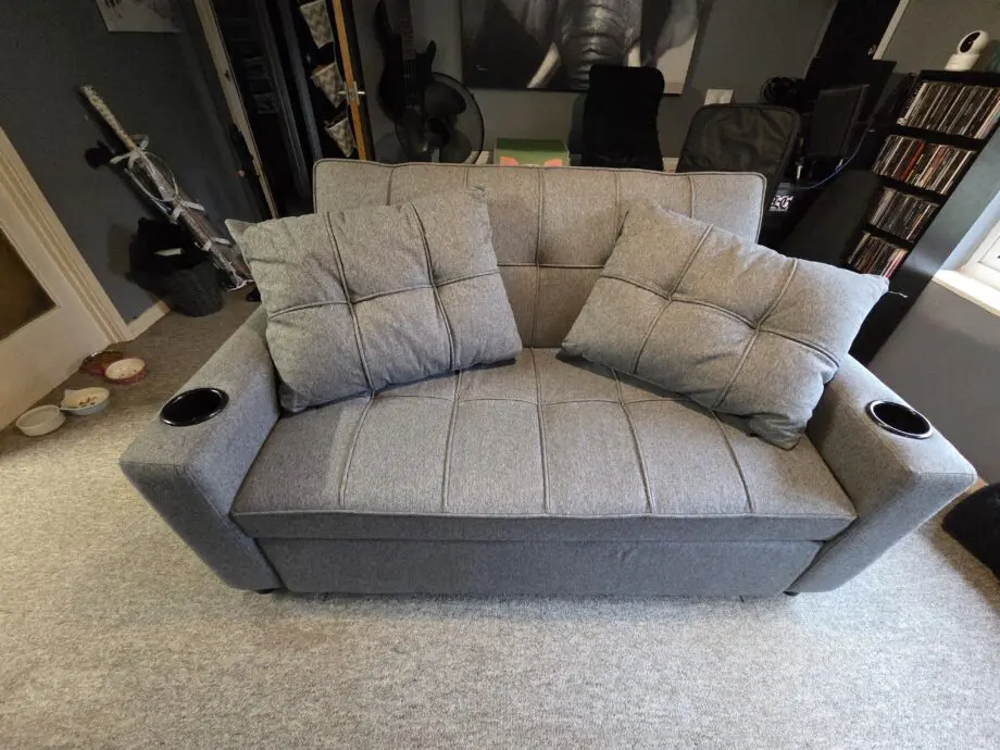 Grey 2 Seater Sofa Bed