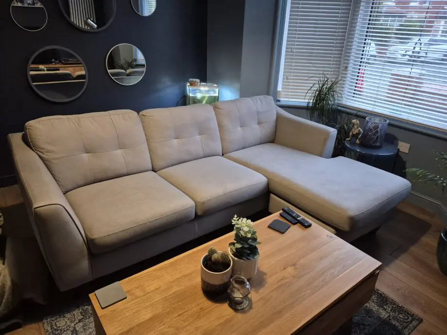 DFS 4 Seater Marine Chaise Sofa