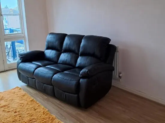 Leather 3 seats recliner