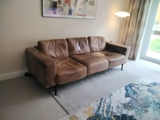Made Tan 3 seater sofa + 2 seater sofa
