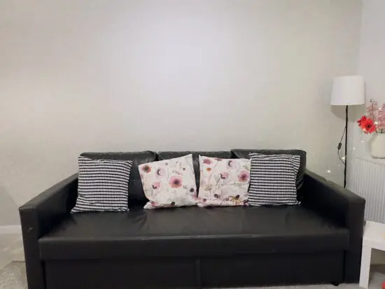 Black Sofa Bed from Ikea