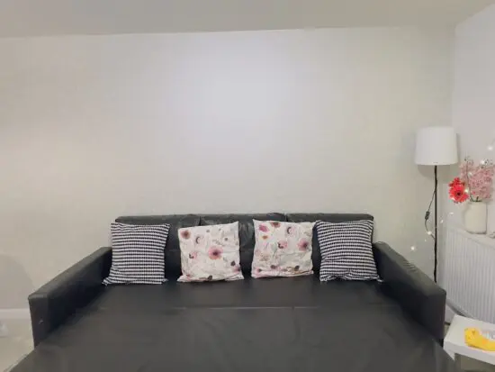 Black Sofa Bed from Ikea