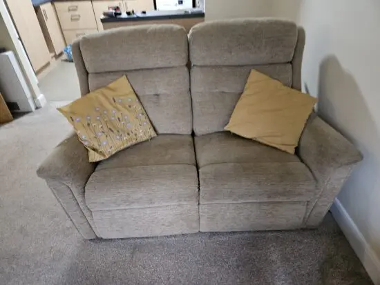 Twin recliner sofas