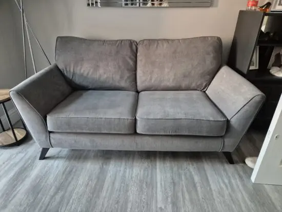 DFS grey 3 seater