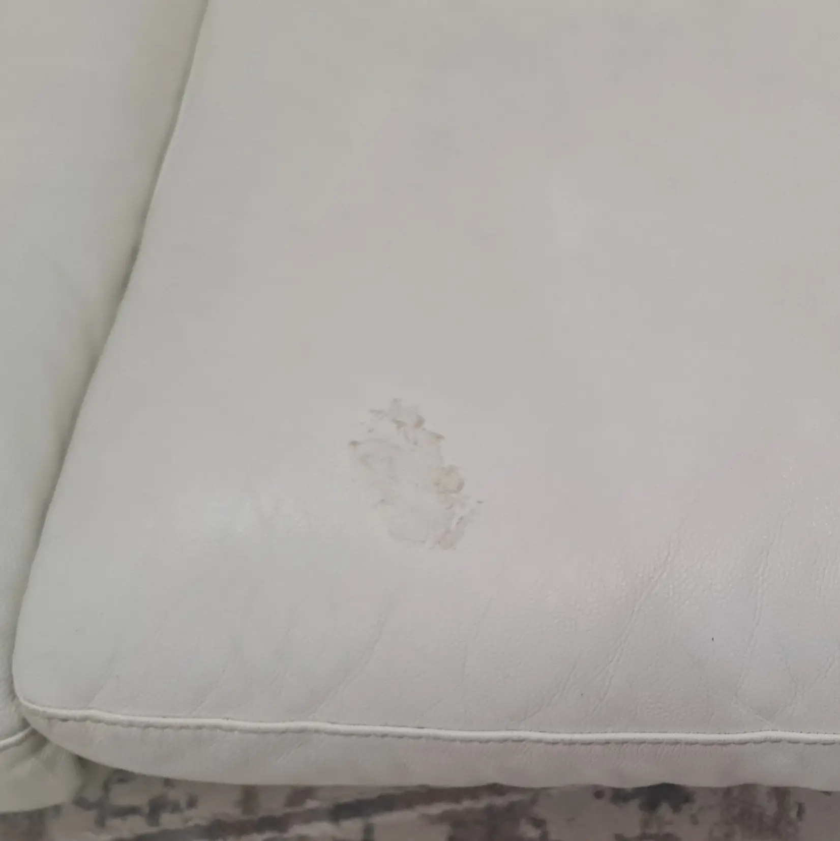 4-Seater White Leather Modular Power Recliner Sofa - Working Recliners