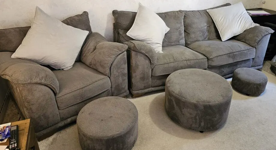 Scs Sammy 3 seater sofa & armchair in Aero charcoal