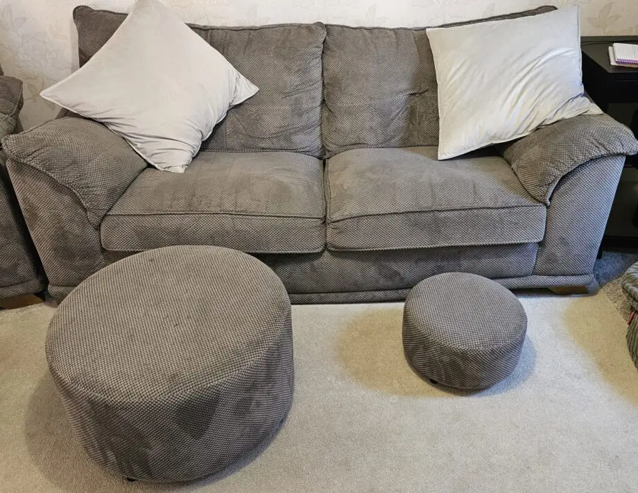 Scs Sammy 3 seater sofa & armchair in Aero charcoal