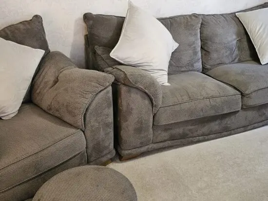 Scs Sammy 3 seater sofa & armchair in Aero charcoal