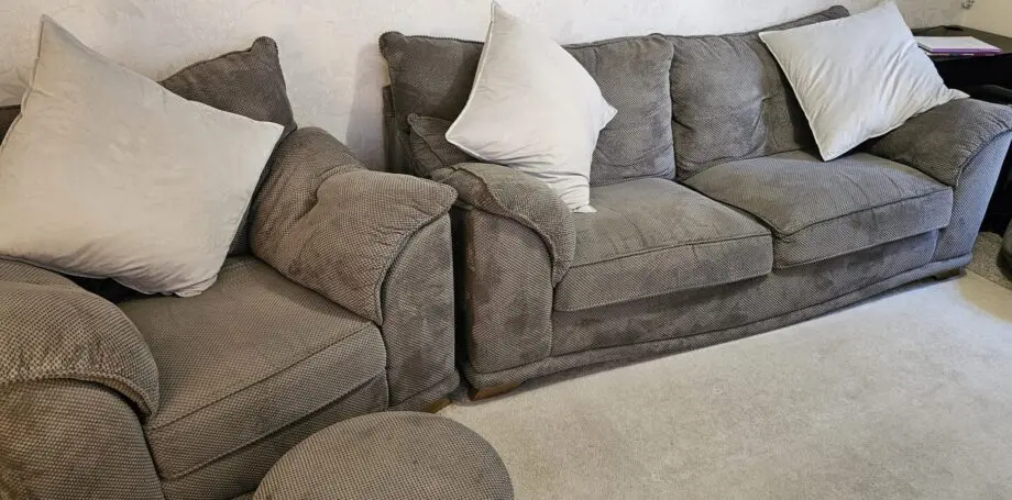 Scs Sammy 3 seater sofa & armchair in Aero charcoal