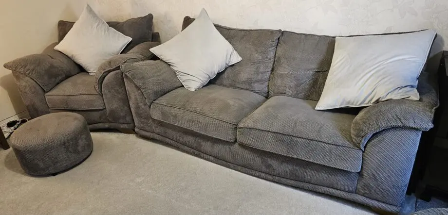 Scs Sammy 3 seater sofa & armchair in Aero charcoal