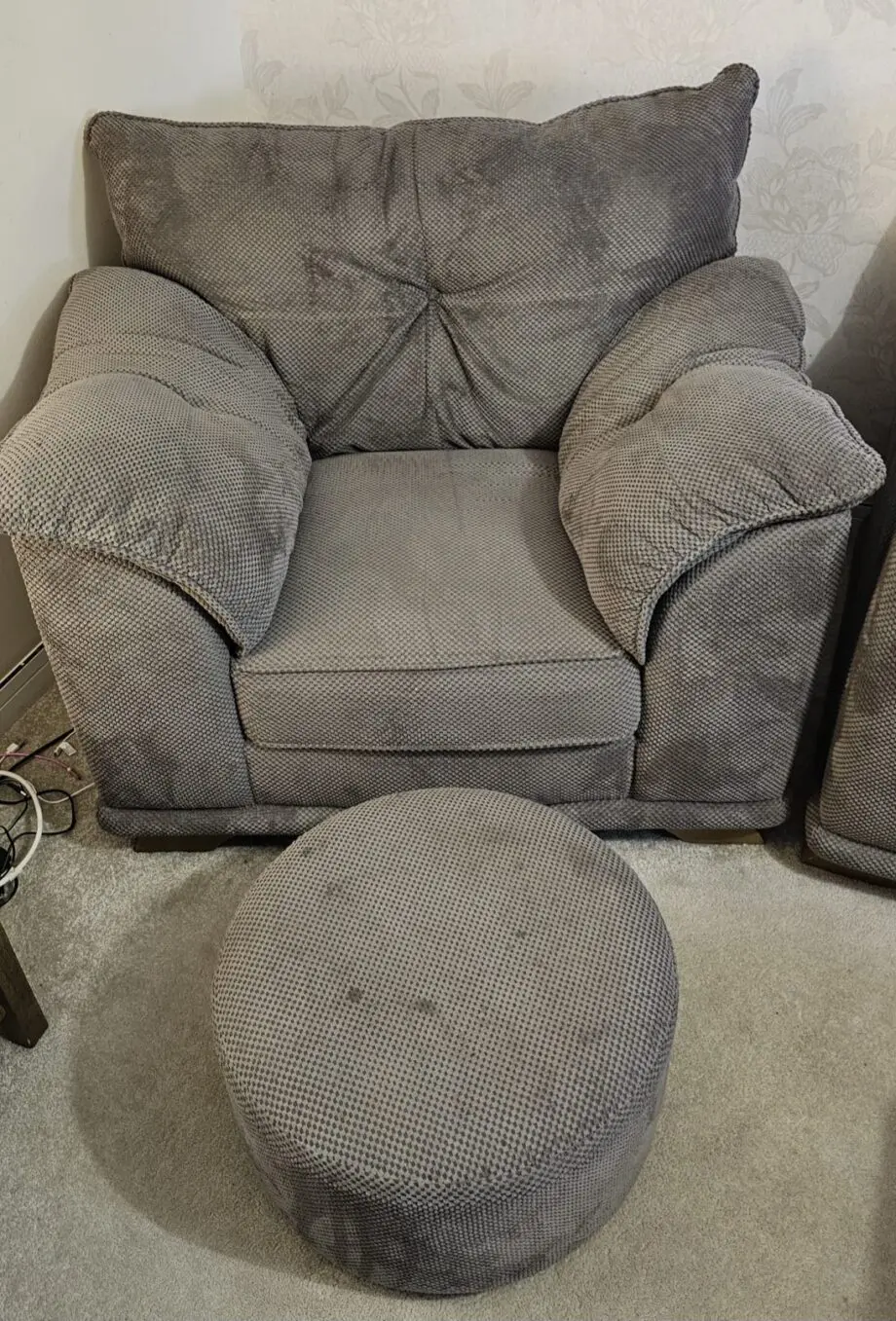 Scs Sammy 3 seater sofa & armchair in Aero charcoal