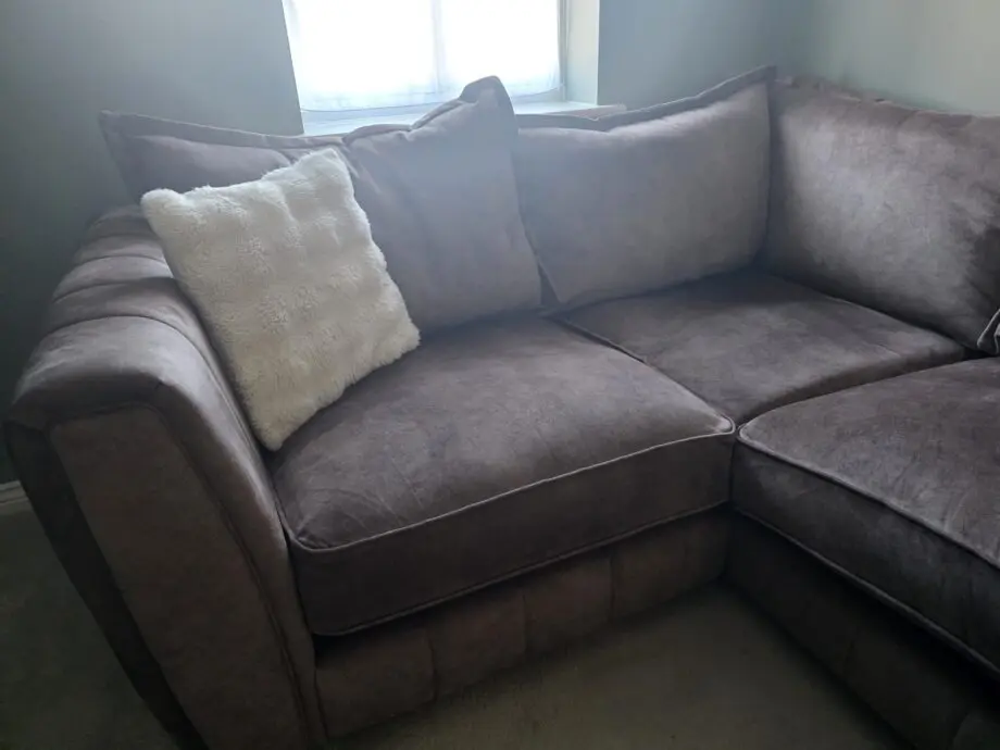 DFS Cherished right hand facing corner sofa. In beautiful as new condition.
