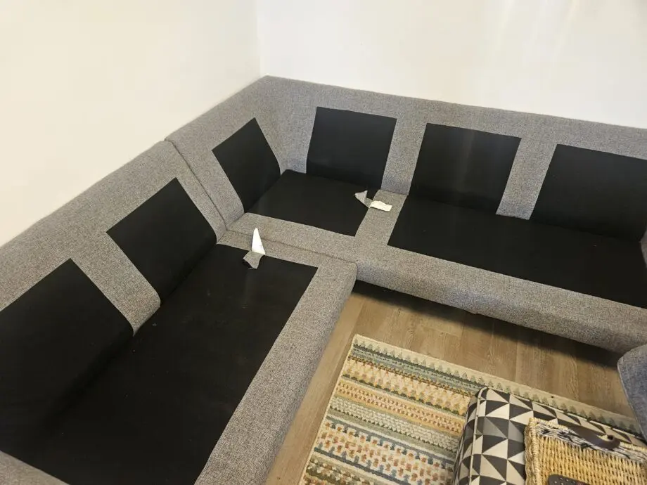 DFS Zinc Corner sofa