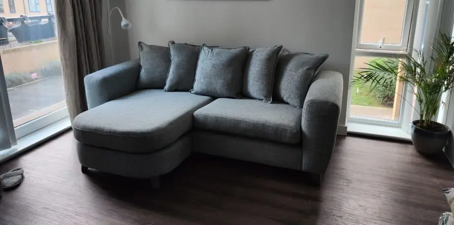 DFS Duck Egg Blue Lorella Pillowback lounger