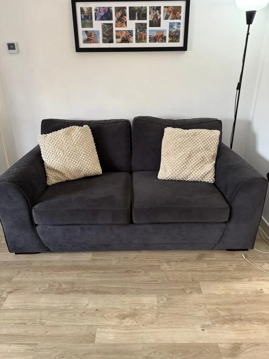 DFS black Orka sofa