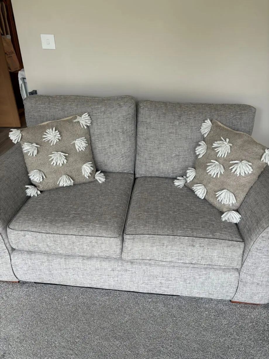Next 2-Piece Grey Corner & 2 Seater Sofa Set
