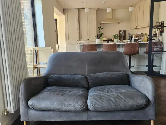 Habitat grey Smithfield 2-seater sofa