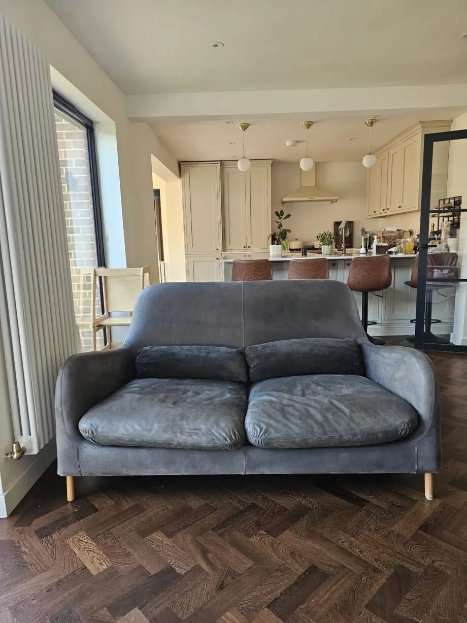 Habitat grey Smithfield 2-seater sofa