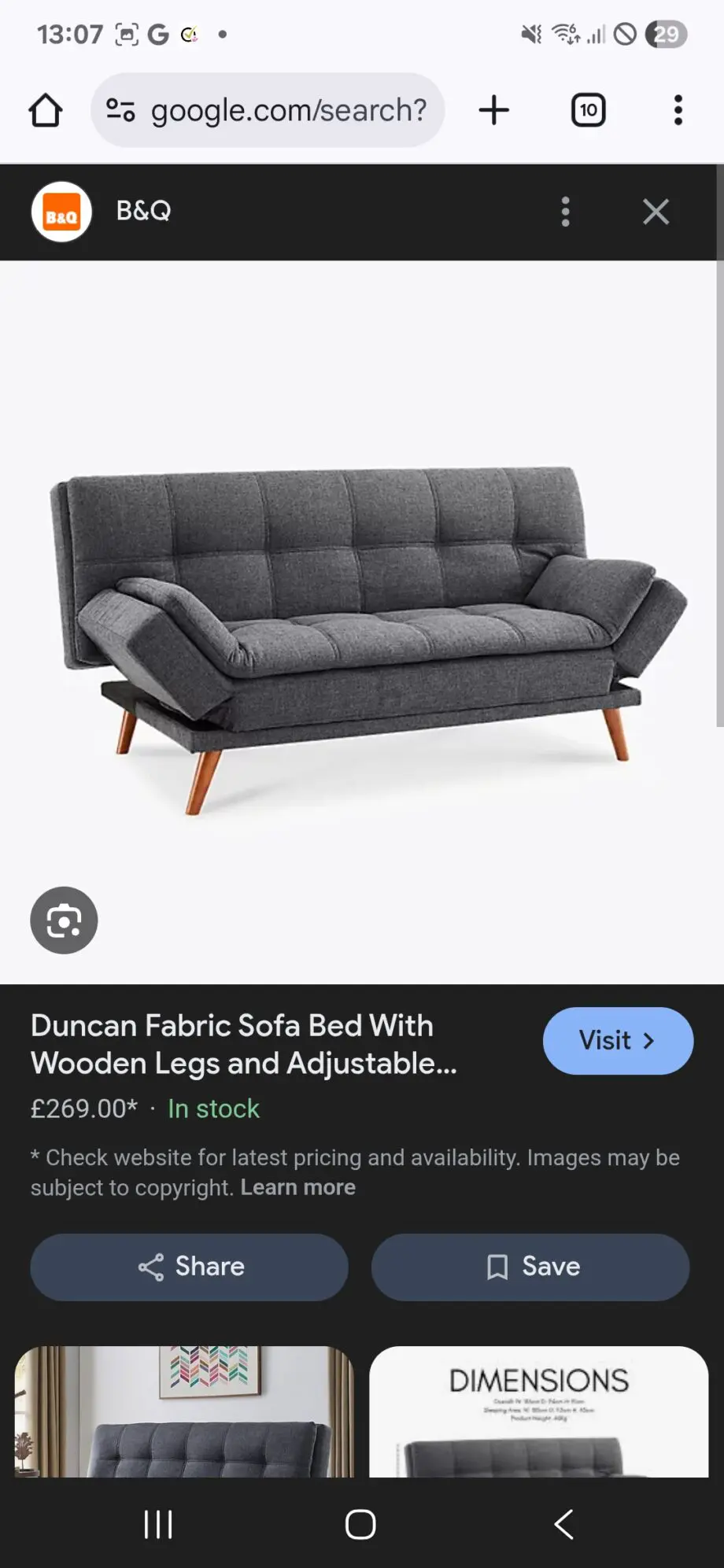 Sofa bed