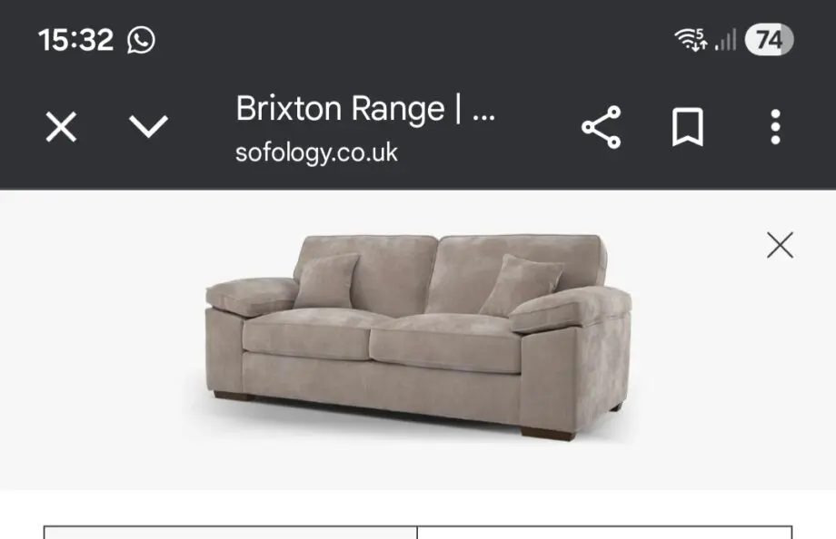 Brixton sofa set