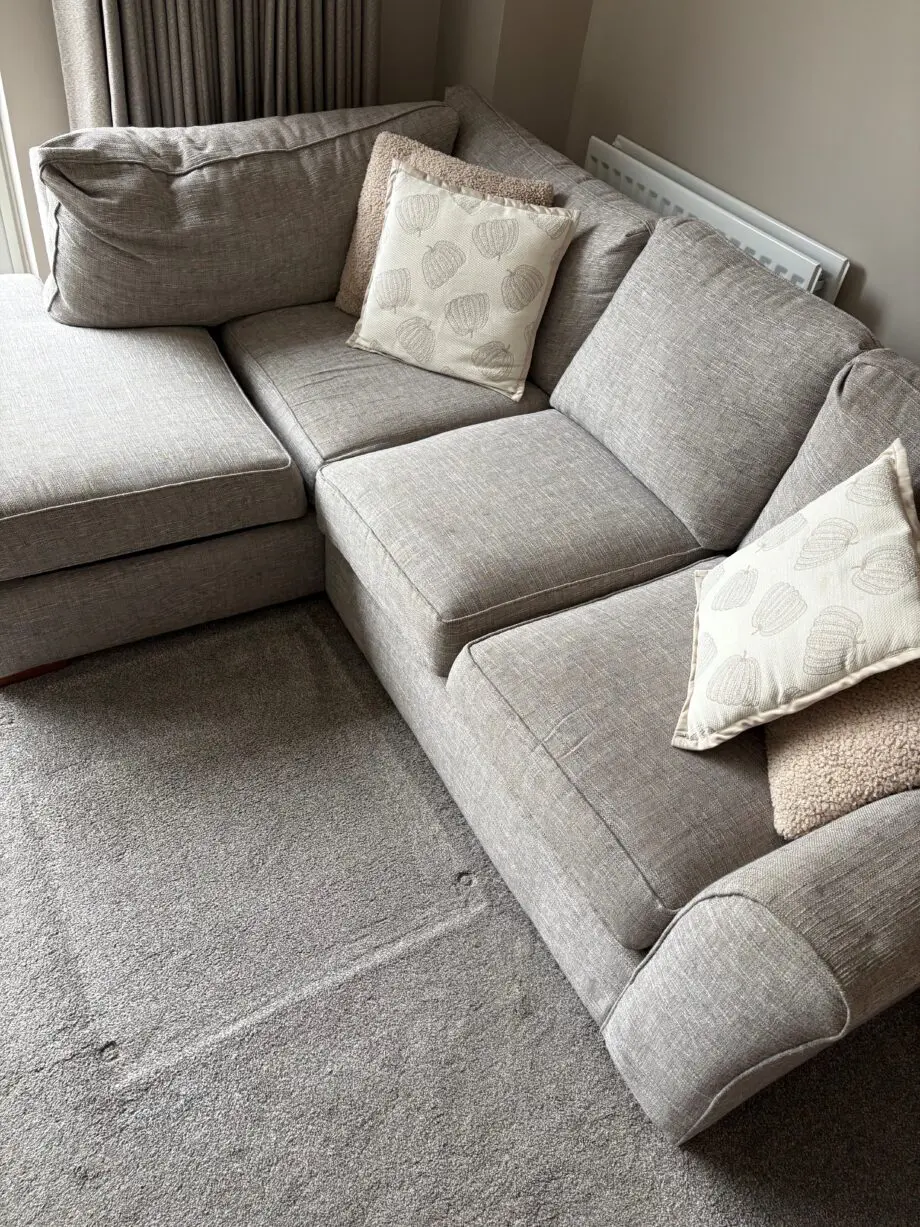 Next 2-Piece Grey Corner & 2 Seater Sofa Set