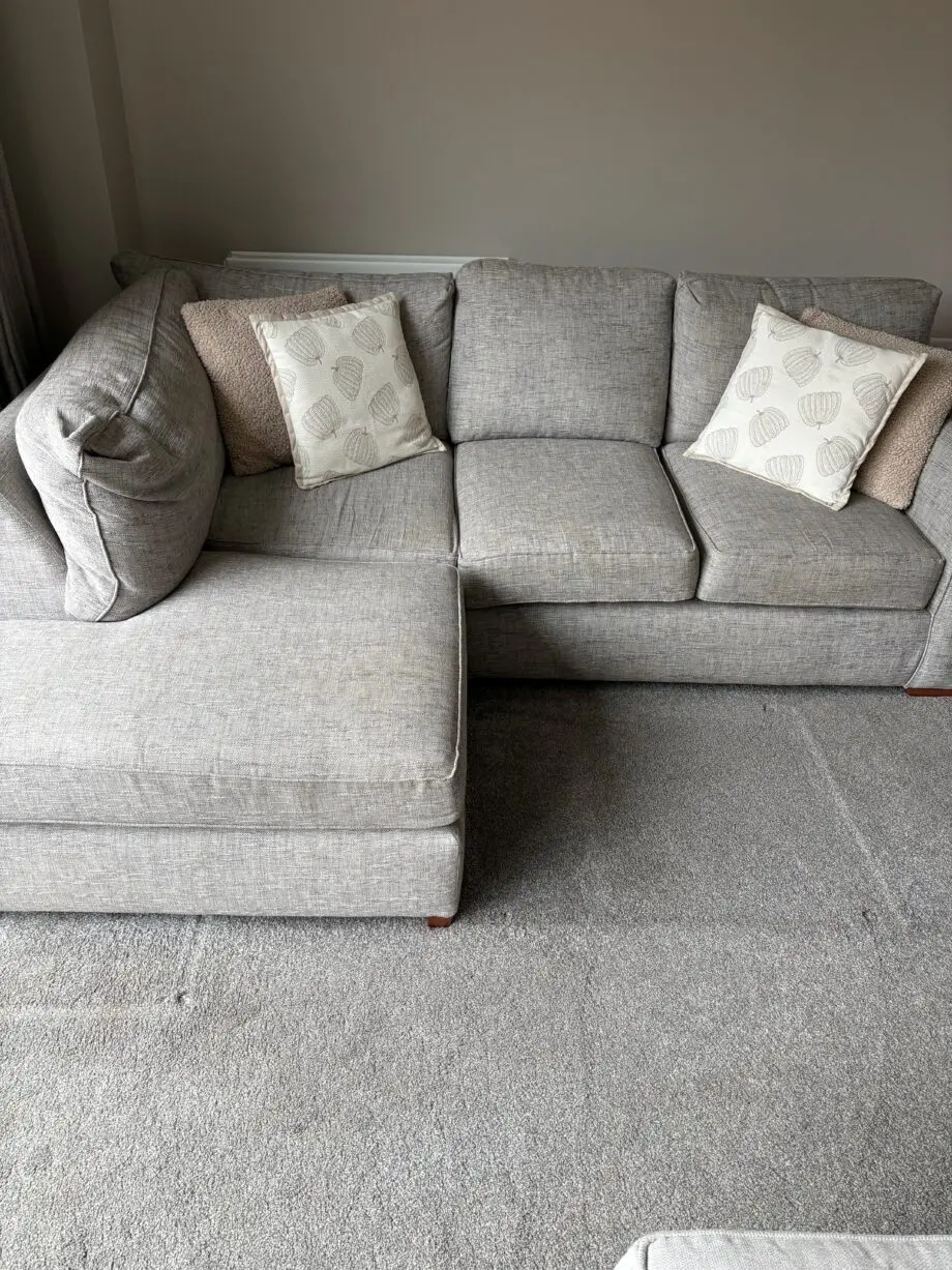 Next 2-Piece Grey Corner & 2 Seater Sofa Set