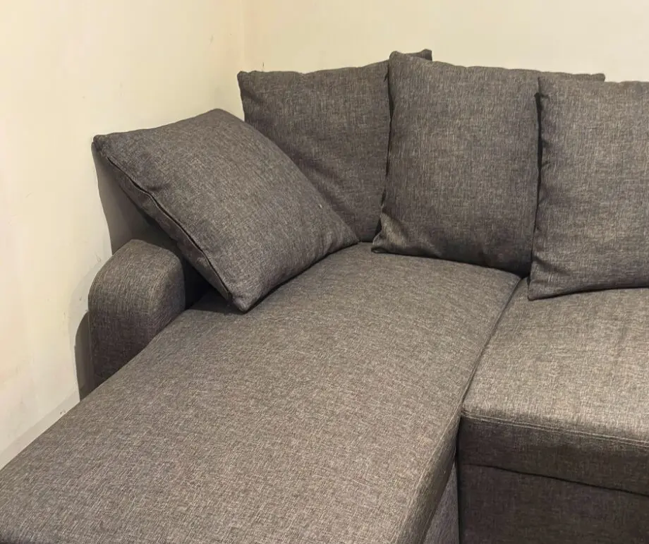Grey corner sofa