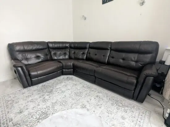 Curved corner sofa + 2 seater