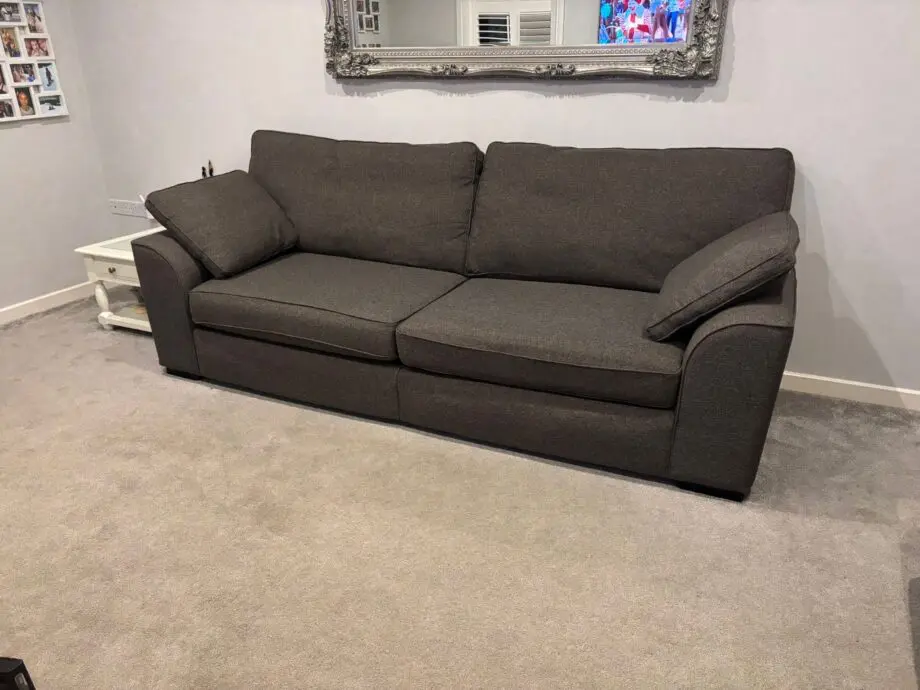 Next Grey 4 seater and 3 seater sofa set