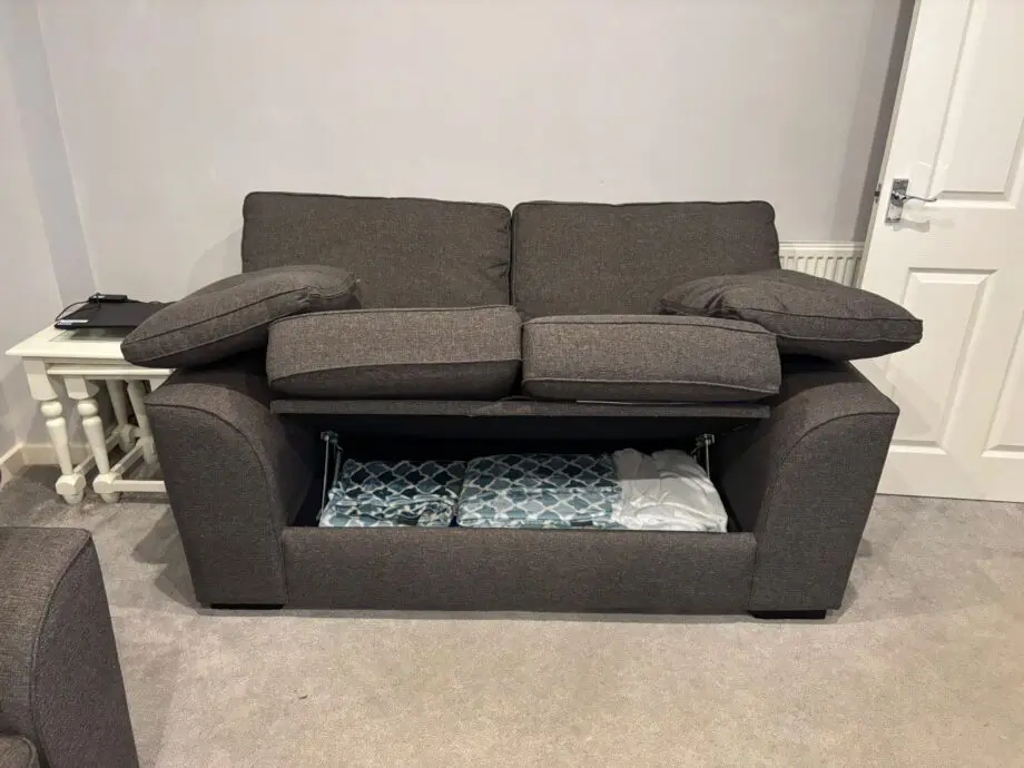 Next Grey 4 seater and 3 seater sofa set