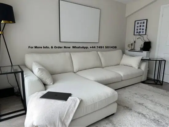 Dfs Calix Lvory Corner Sofa For Sale