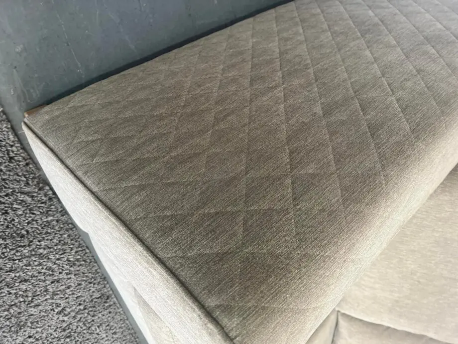Full Back Cushion Corner Sofa For Sale || Beige Colour || COD
