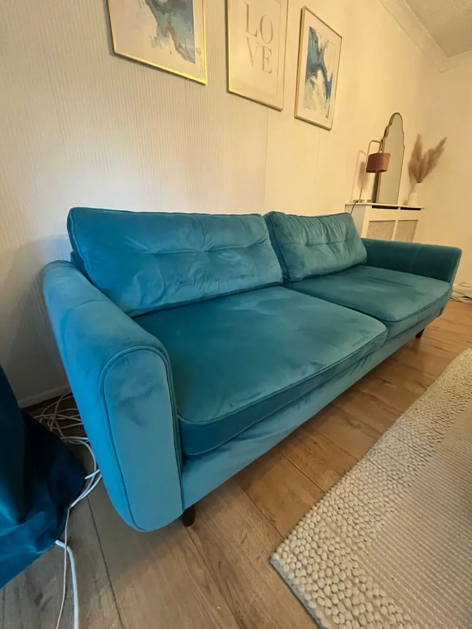 Sofology Turquoise Islington 4 Seater Sofa