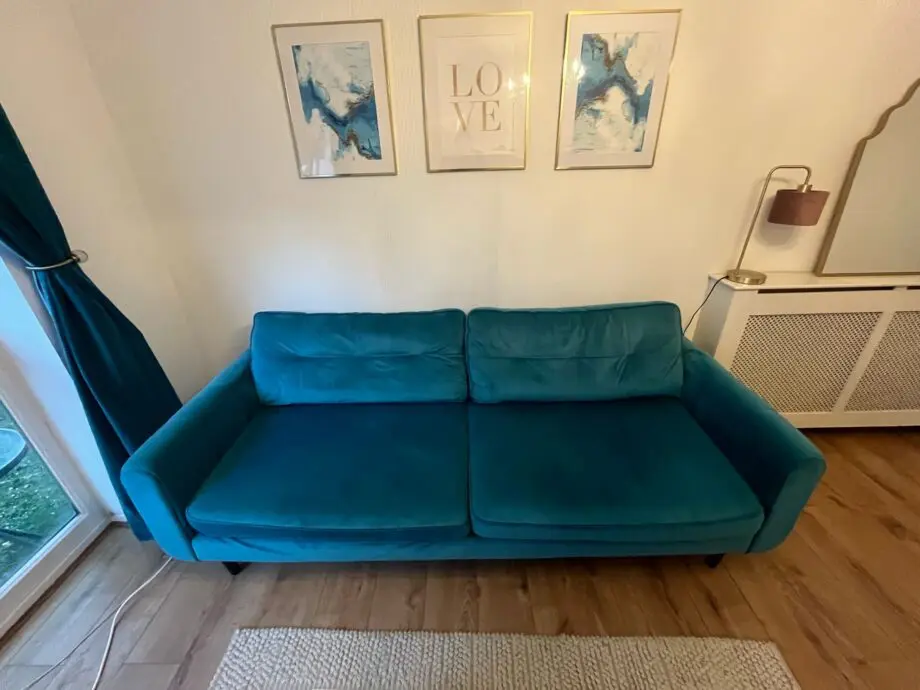 Sofology Turquoise Islington 4 Seater Sofa