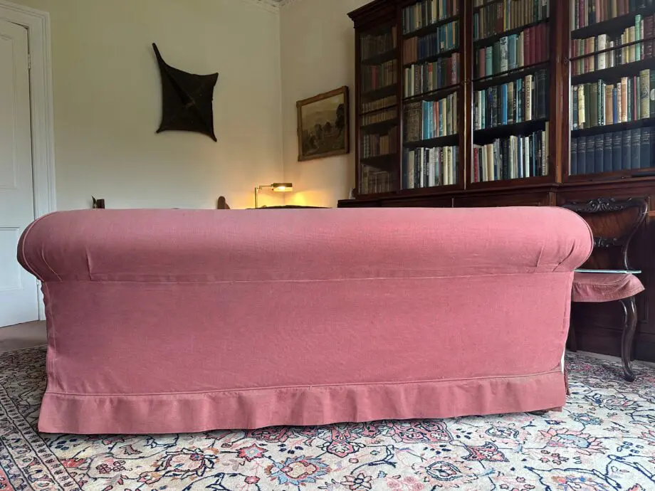 Minty. Rose. Plain backed, unfussy style. 3 seater sofa