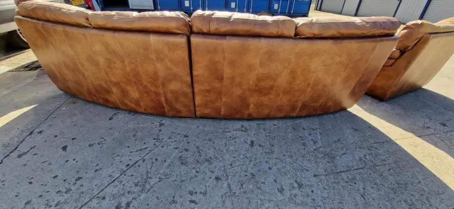 Barker and Stone house - Leather - Light Brown/Tanned leather Sofa