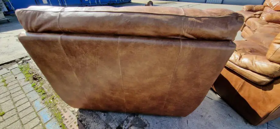 Barker and Stone house - Leather - Light Brown/Tanned leather Sofa