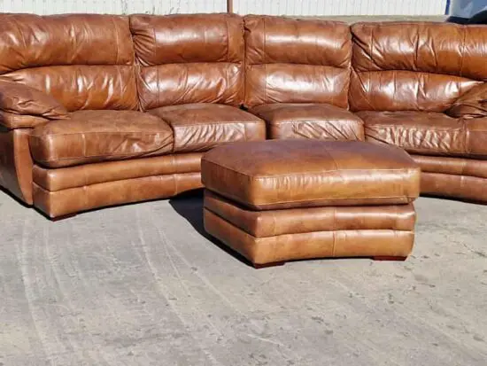 Barker and Stone house - Leather - Light Brown/Tanned leather Sofa