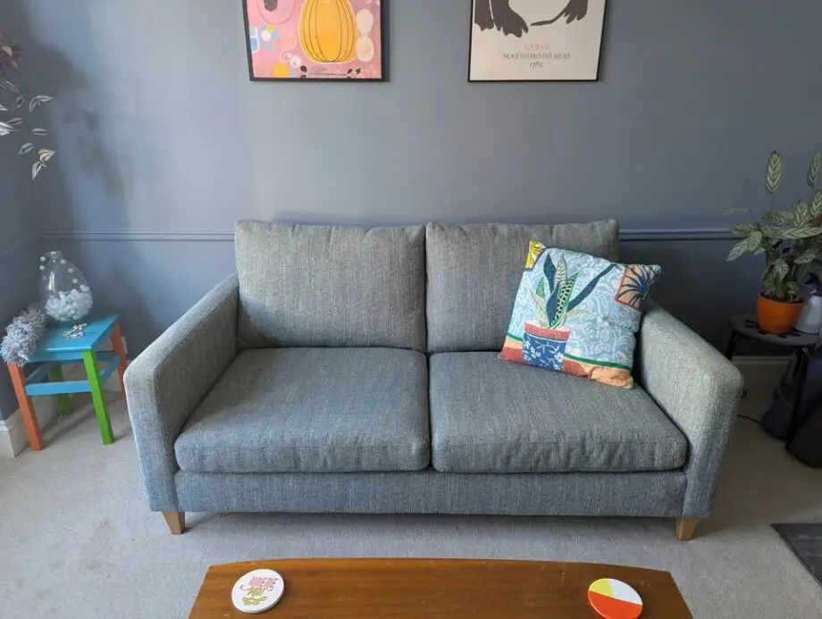 John Lewis Blue/Green Two Seater Sofa
