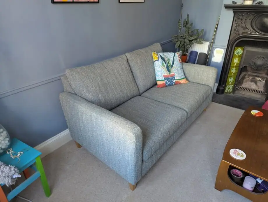 John Lewis Blue/Green Two Seater Sofa