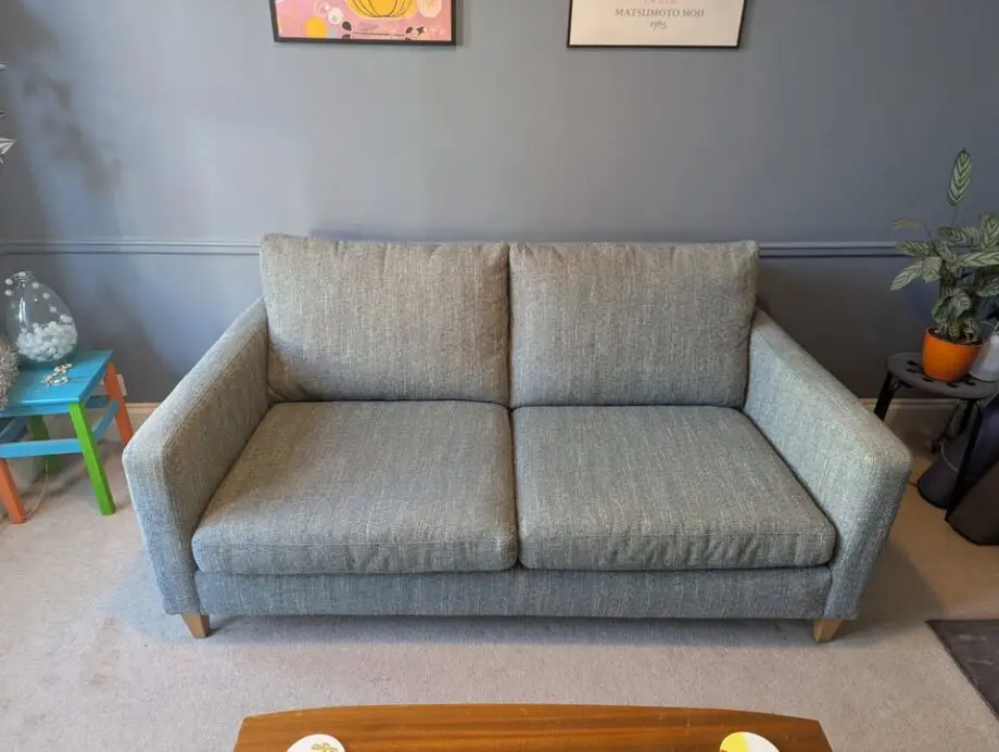 John Lewis Blue/Green Two Seater Sofa